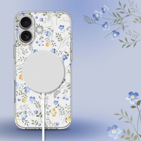 Tech-Protect Magmood, iPhone 16, Wiesenblumen