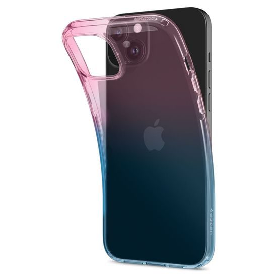 Spigen Liquid Crystal kryt na mobil, iPhone 15, růžový