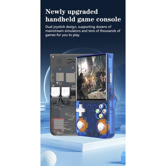 R36 Ultra Φορητή κονσόλα gaming με οθόνη IPS 4,0", μαύρη