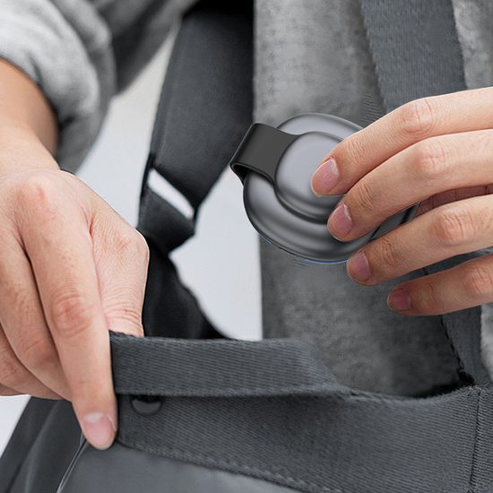 Dudao A11S brezžični MagSafe polnilnik 3v1, črn