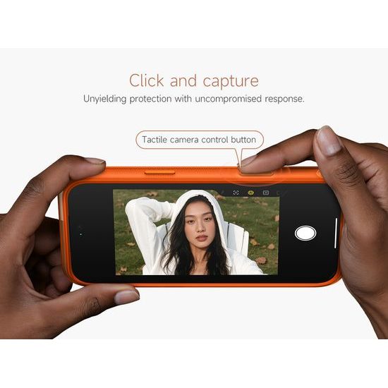 Husă Suritch AirBounce Bumper MagSafe cu Suport și Protecție Cameră, iPhone 17 Pro Max / 18 Pro Max, portocaliu