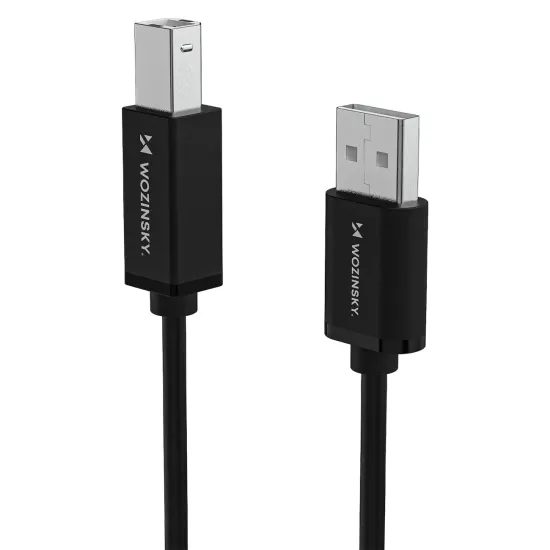Wozinsky WKDDY3S καλώδιο USB-B – USB-A, 2 m, μαύρο