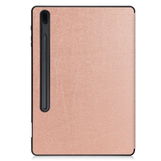 Techsuit FoldPro, Samsung Galaxy Tab S7 Plus / S8 Plus / S7 FE, Rose Gold