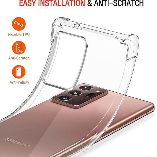 Techsuit Shockproof priehľadný obal, Samsung Galaxy Note 20 Ultra 4G / Note 20 Ultra 5G