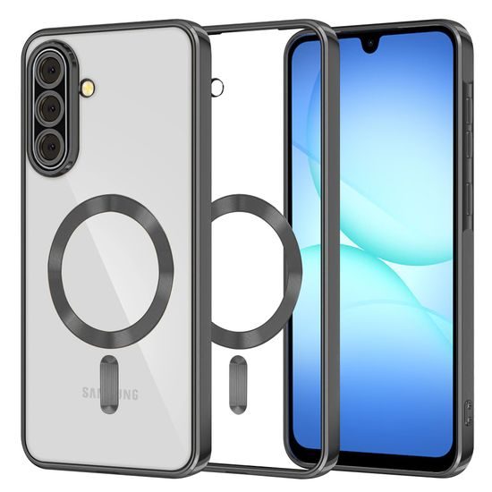 Techsuit Luxury Crystal MagSafe, Samsung Galaxy A17 4G / 5G, μαύρο