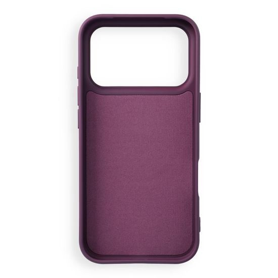iPhone 17 Pro / 18 Pro silikona vāciņš – Silicone Mag Cover MagSafe – ķiršsarkans