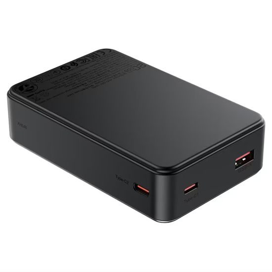 Acefast Powerbank (M29) 20.000 mAh - 2x USB-C + USB-A - met USB-C kabel - 22,5W - Zwart