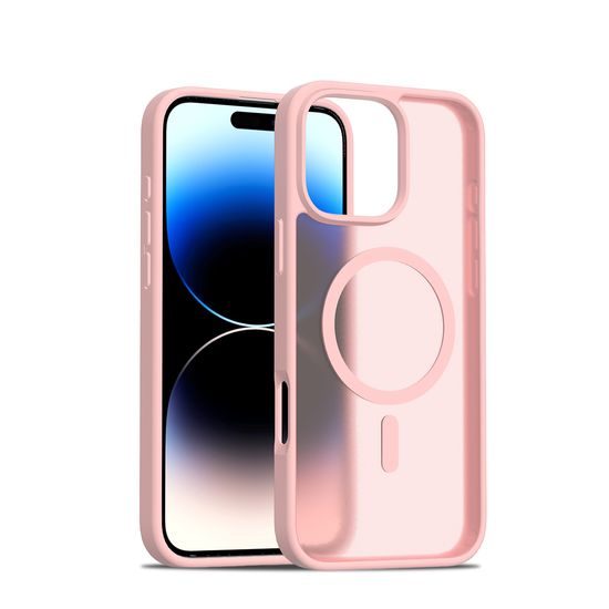 JP MagFit Colour MagSafe obal s N52 magnetom, iPhone 16 Pro Max, svetlo ružový