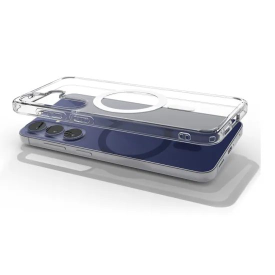 Samsung Galaxy S26 FE dėklas – Spigen Ultra Hybrid Mag MagSafe – balta