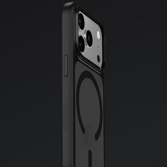 Benks Magnetic Mist cover Metal Frame til iPhone 17 Pro - Sort