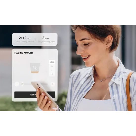 Dávkovač krmiva Petlibro Granary WiFi, 5 l, černý