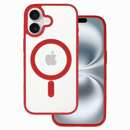 Θήκη Acrylic Color Magsafe, iPhone 17, κόκκινη