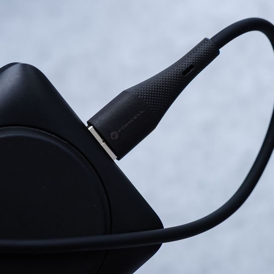 Forcell F-Energy καλώδιο USB-C - USB-C, QC4.0, PD, 3A, 60W, 1 m, μαύρο