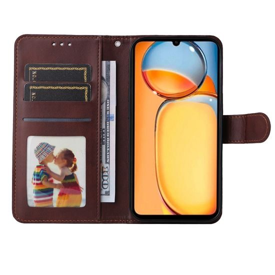 Magnet Case, Xiaomi Redmi 13C, hnědý