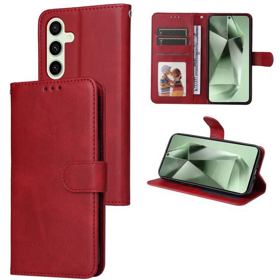 Magnet Case, Samsung Galaxy S24 FE, červený