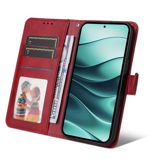 Μαγνητική Θήκη, Xiaomi Redmi Note 14 5G, Κόκκινη