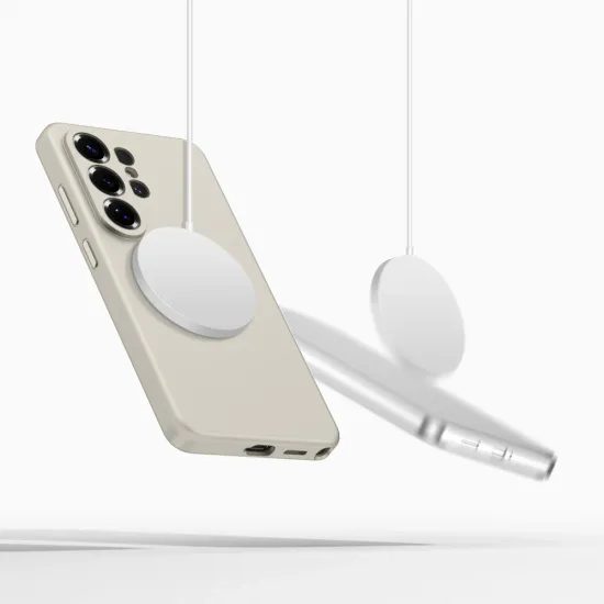 Tech-Protect Silicone MagSafe, Samsung Galaxy S26 Ultra, μπεζ