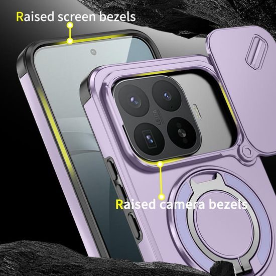 Camslide Stand obal, Xiaomi 17T Pro, fialový