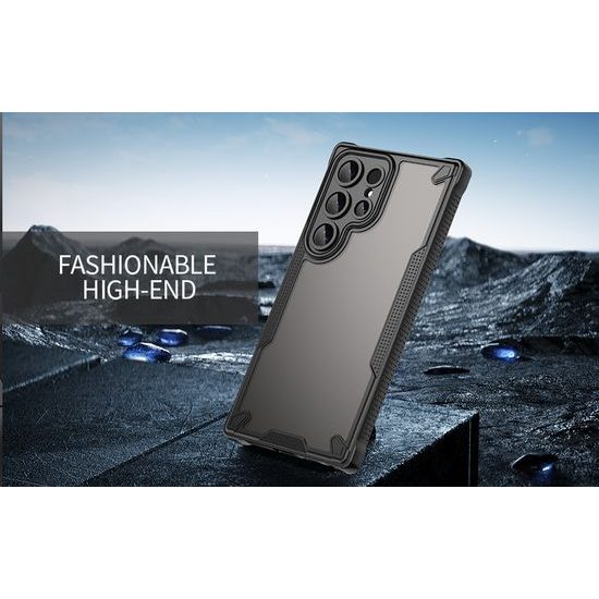 Samsung Galaxy S24 Ultra ümbris – ArmorShield Hybrid Case – must