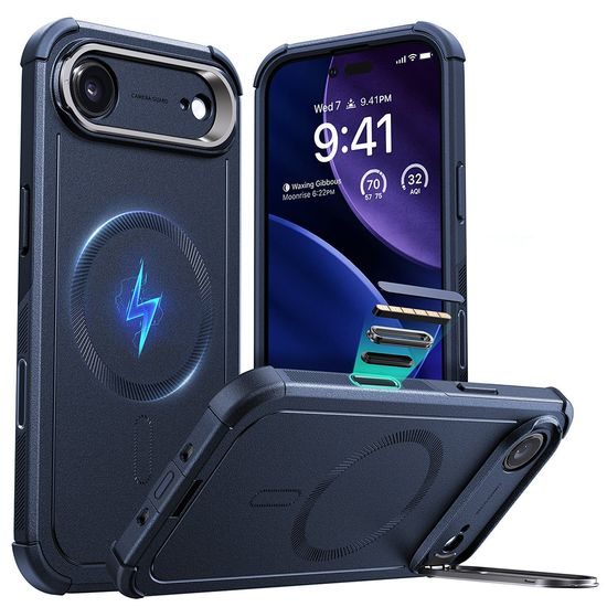 Θήκη ESR Cyber Armor Kickstand, iPhone Air, μπλε