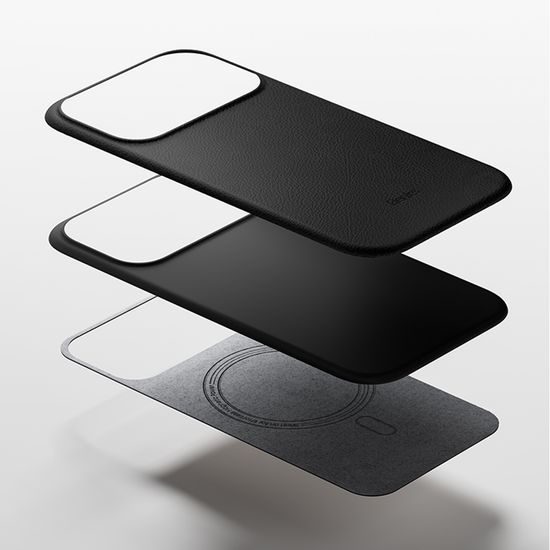 iPhone 17 Pro / 18 Pro vāciņš – Benks Magnetic Vita Pro silikona vāciņš – melns