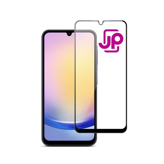 JP 5D zaščitno kaljeno steklo, Samsung Galaxy A25, črno