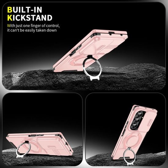 Husă Camslide Stand, Samsung Galaxy Z Fold 8 Ultra, roz