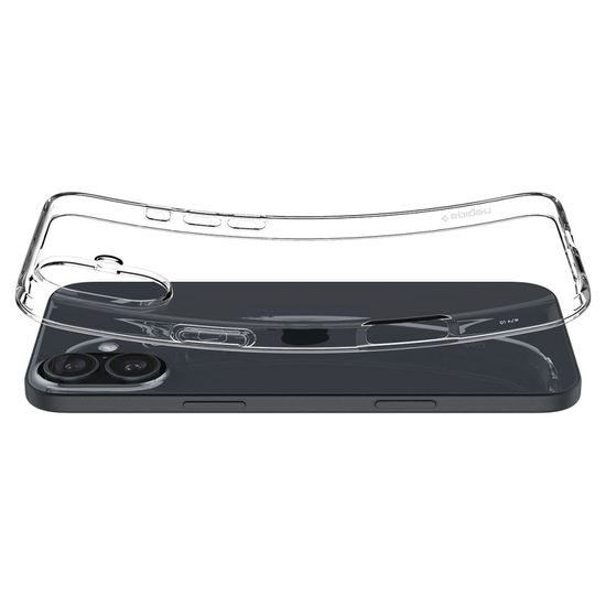 Spigen Liquid Crystal kryt na mobil, iPhone 16 Plus, Crystal Clear