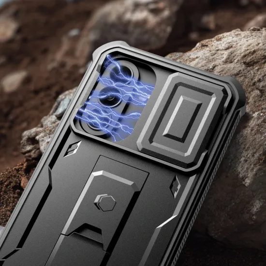 Tech-Protect Kevlar Cam+ tok, Samsung Galaxy A36 / A37 5G, fekete