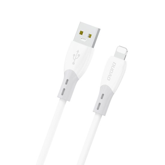 Dudao L25SL USB-A auf Lightning Kabel für iPhone - 30W Schnellladekabel 1m - Weiß