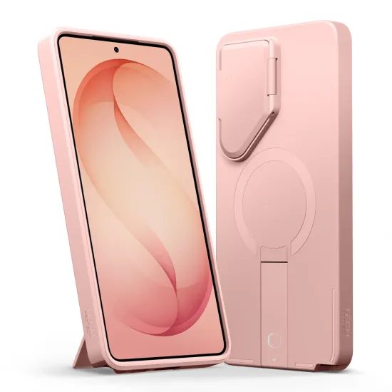 Tech-Protect Kevlar Aura MagSafe Schutzhülle für Samsung Galaxy S26 Ultra - Gehärtetes Case mit Ständer - Rosa