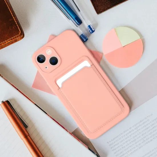 Card Case Hülle, Xiaomi Redmi Note 13 Pro 5G, rosa