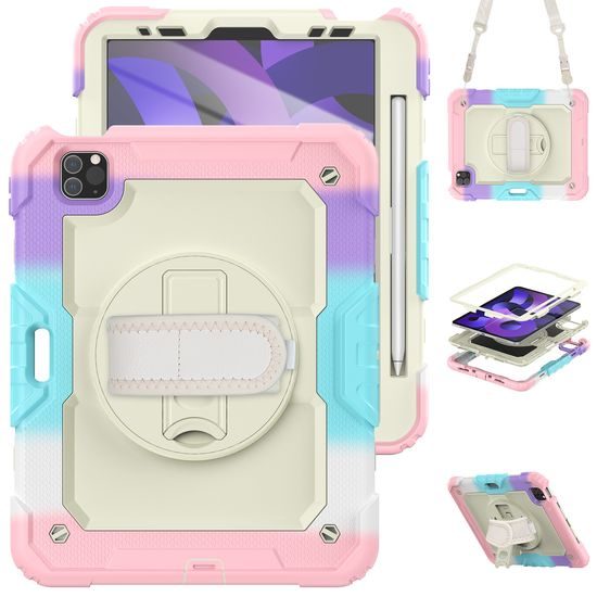 JP Solid360 Rainbow θήκη για tablet, iPad Pro 11 2018 / 2020 / 2021 / 2022, iPad Air 4 10.9 2020 / Air 5 10.9 2022