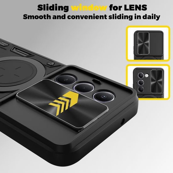 Techsuit CamGuard Pro, Xiaomi Redmi 15 4G / 5G, μπλε