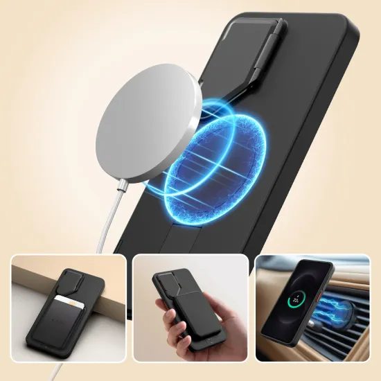 Tech-Protect Kevlar Aura MagSafe калъф, Samsung Galaxy S26, черен