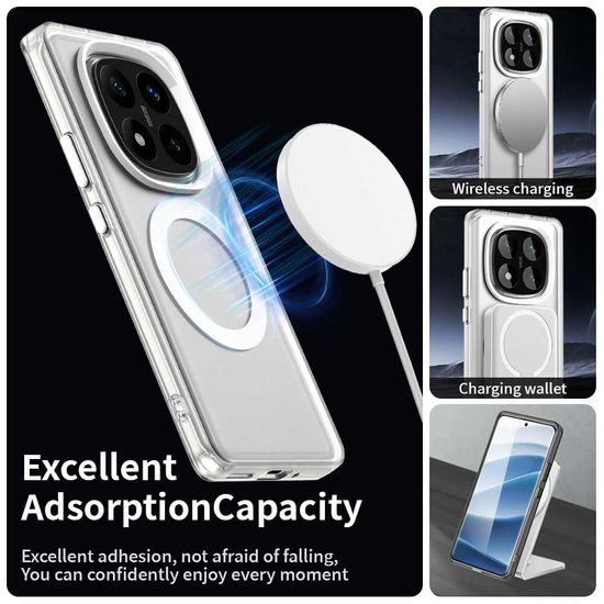 Techsuit CandyCase MagSafe, Xiaomi Redmi Note 14 Pro 4G, λευκό