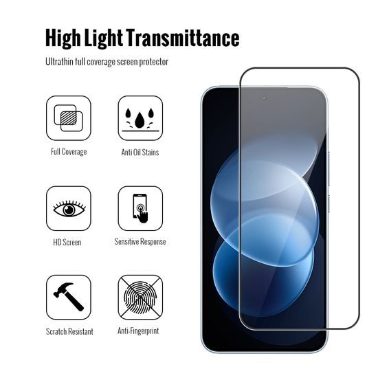 JP 5D Combo pack, Set 2 folii sticlă securizată 5D și 2 protecții cameră foto, Xiaomi Redmi Note 17 Pro 5G