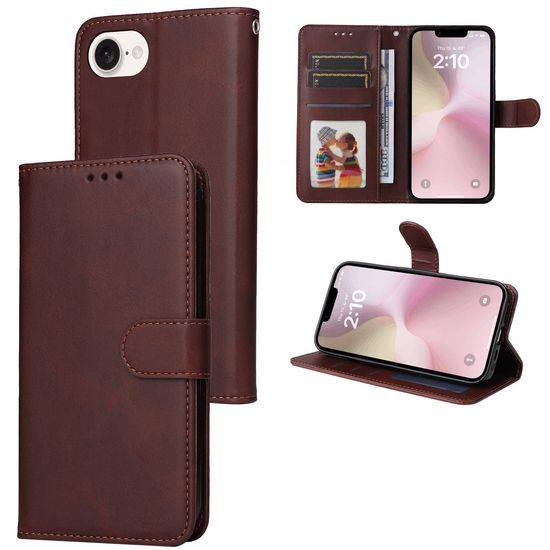 Μαγνητική Θήκη, iPhone 16e, καφέ