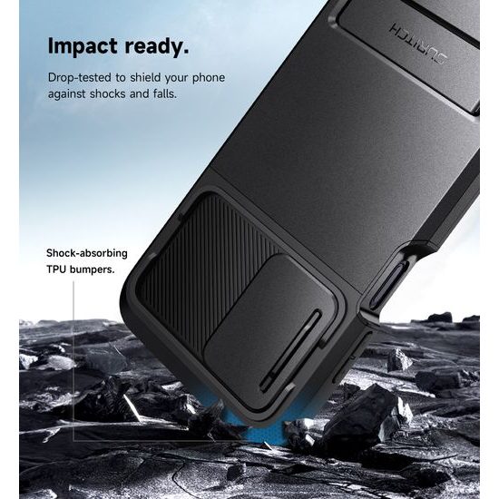 Suritch 360 Kickstand Camprotector obal Samsung Galaxy A15, černý