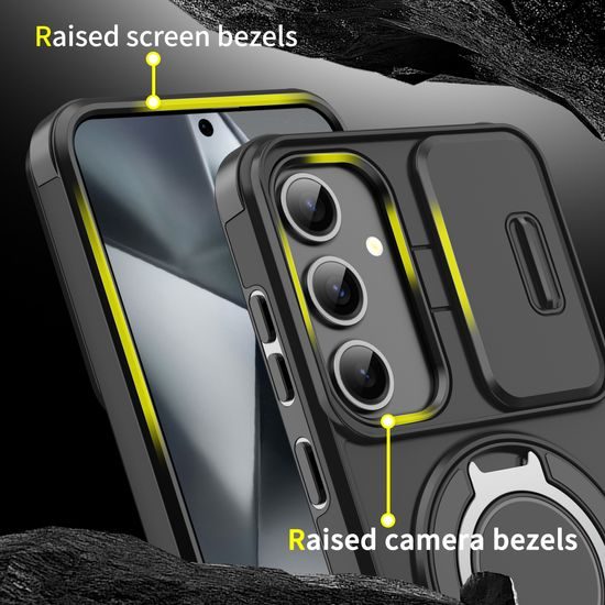 Camslide Stand obal, Samsung Galaxy S23, modrý