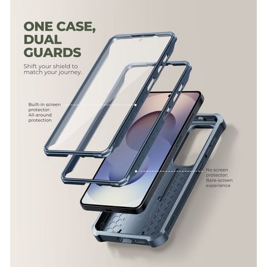 Dexnor 360 Kickstand Camprotector θήκη Samsung Galaxy S26, μπλε