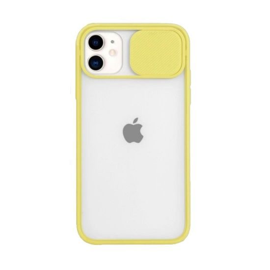 Maska sa čepom, iPhone 12 Pro, žuta