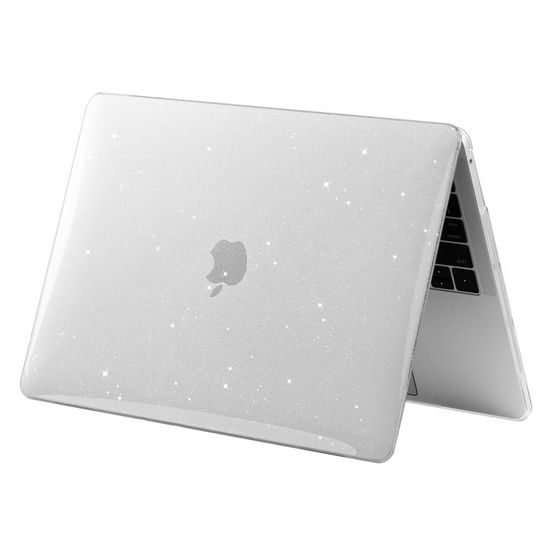 Tech-Protect SmartShell tok MacBook Air 13 2018-2020, Glitter Clear