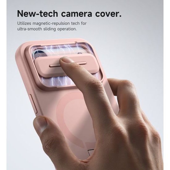 Suritch MagSafe Kickstand Camprotector θήκη iPhone Air, ροζ
