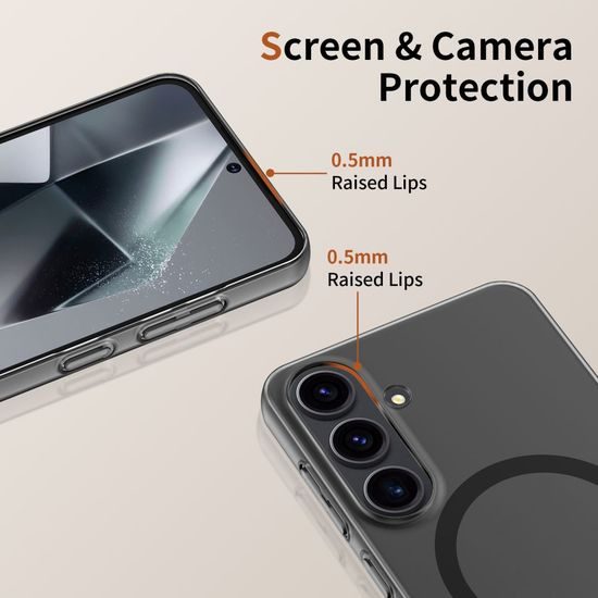 Tech-Protect MagSlim MagSafe ümbris Samsung Galaxy S25 – matt must