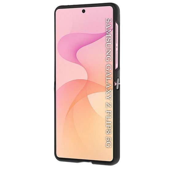 Samsung Galaxy Z Flip 7 / Z Flip 8 ümbris – Techsuit Glinth – must