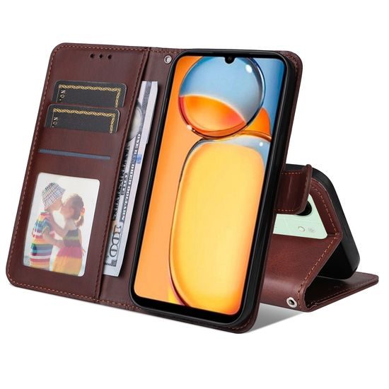 Magnet Case, Xiaomi Redmi 13C, hnědý