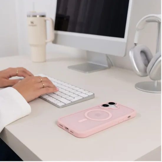 Tech-Protect BasicMag MagSafe ümbris iPhone 17 – roosa