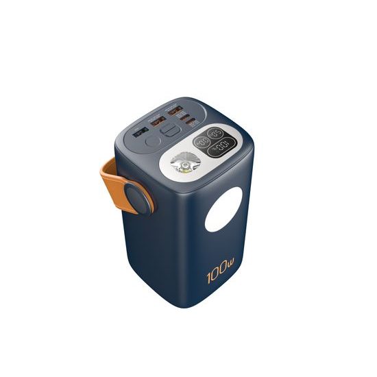 Power Bank για Laptop και Outdoor 60.000 mAh, 100W + 30W PD, Ισχυρό LED Φως, Λευκό