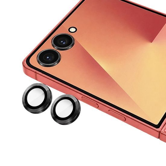 Galaxy Z Flip8 kaamera kaitseklaas – Blueo – must